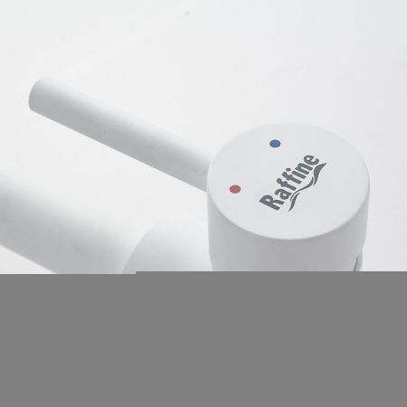 Смеситель для кухни Raffine F118C на мойку белый