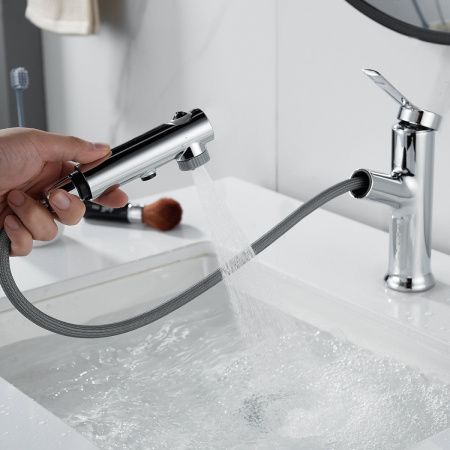 Смеситель Raffine F281 на раковину хром