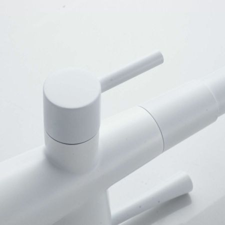 Смеситель для кухни Shevanik S428C на мойку белый