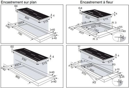 Варочная панель индукционная De Dietrich DPI4832B