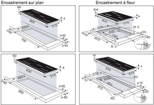 Варочная панель De Dietrich DPI4832B - фото 5
