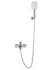 Смеситель для ванны и душа Wonzon & Woghand FLEX WW-88037072-BN настенный никель