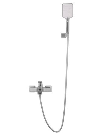 Смеситель для ванны и душа Wonzon & Woghand FLEX WW-88037072-BN настенный никель