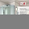 Душевая кабина AvaCan D D3012LLED 120х80 четверть круга с крышей ориентация универсальная
