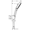 Душевой гарнитур Hansgrohe Pulsify 24303670 настенный черный