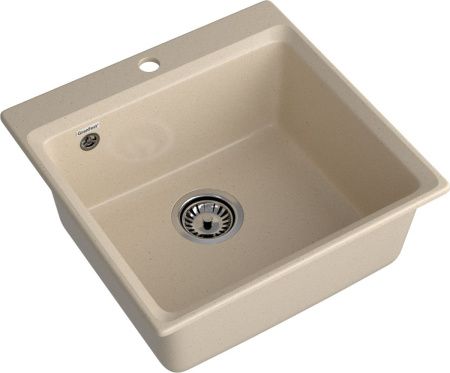 Кухонная мойка Granfest Level LV-510 кашемир 51х50 цвет бежевый поверхность матовая