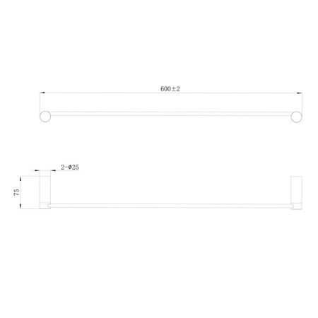 Полотенцедержатель Raiber RP-80001