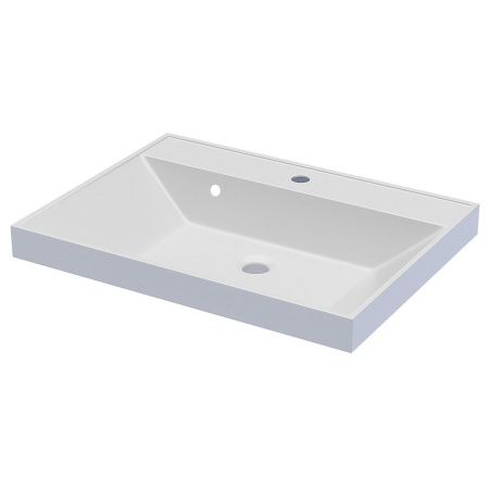 Раковина из искусственного камня Uperwood Classic 291020335 60х50 полувстраиваемая цвет белый