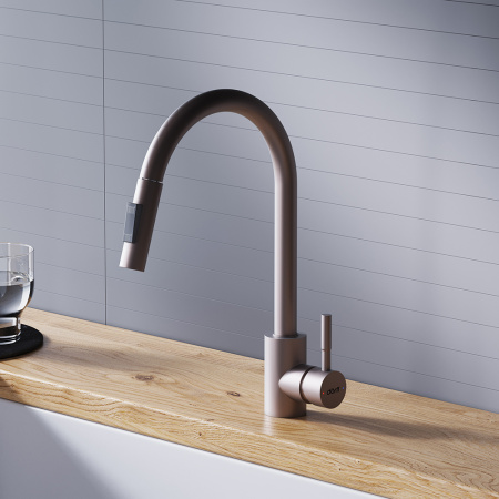 Смеситель для кухни Dorff Logic D3007511 на мойку сатин