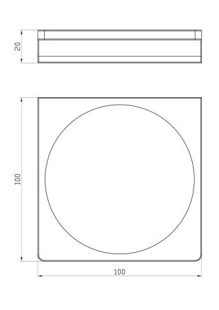 Мыльница с держателем Wonzon & Woghand ECLIPSE WW-9124-BGM