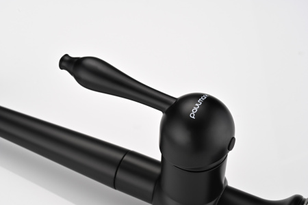 Смеситель для кухни Paulmark RETRO Re213226-AN на мойку черный