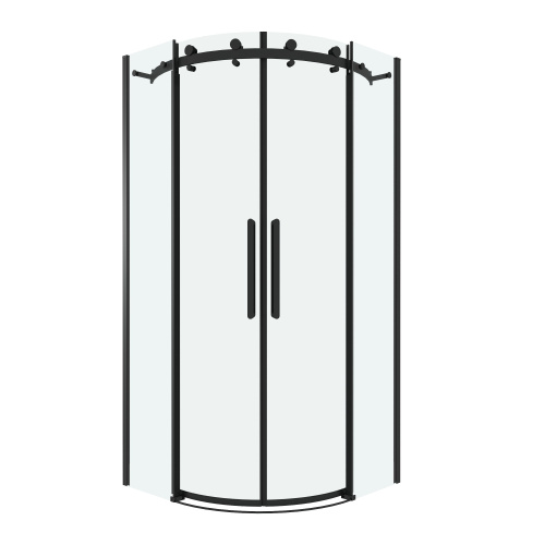 Душевой уголок Grossman Classic 301.K33.04.1010.21.00 100х100 стекло прозрачное профиль черный матовый