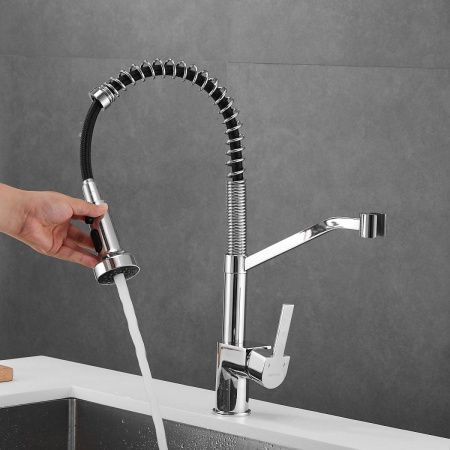 Смеситель для кухни Shevanik S963 на мойку хром