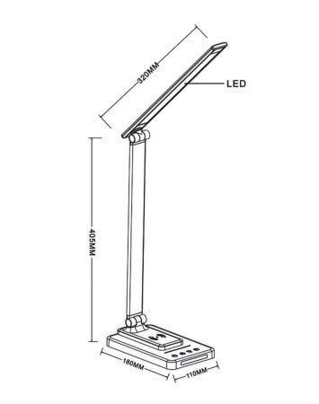 Настольная лампа Arte Lamp William (Виллиам) A5122LT-1BK