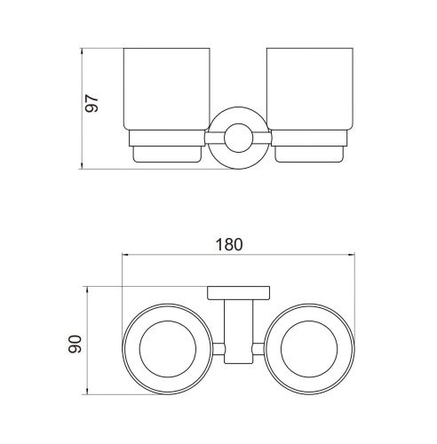 Стакан Savol S-005668H - фото 2