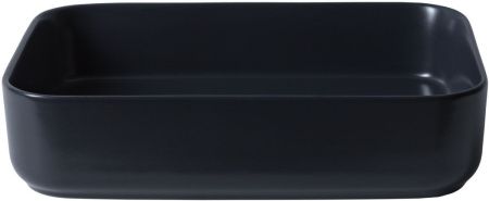 Раковина керамическая Allen Brau Fantasy 4.11021.31 50х40 накладная цвет черный без отверстий под смеситель