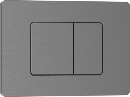 Клавиша смыва механическая Iberica Blanca INOX-C IB.B011.008.000 цвет серый