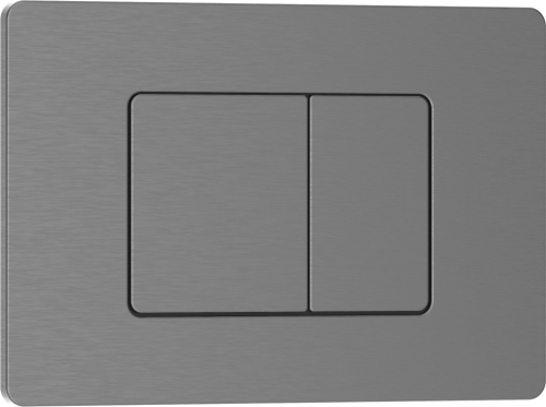 Клавиша смыва механическая Iberica Blanca INOX-C IB.B011.008.000 цвет серый - фото 2