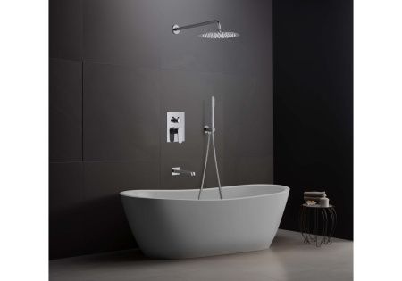 Душевая система Aquatek ОБЕРОН AQ1273CR встраиваемая в стену цвет хром