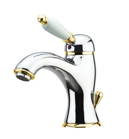 Смеситель Fiore Imperiale 83CO5221 на раковину хром/золото