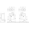 Тумба под раковину Kerama Marazzi GEOMETRICA LAT.50.1\WHT 50х30 подвесная цвет белый