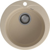 Кухонная мойка Granfest Rondo R-480 кашемир 48х48 цвет бежевый поверхность матовая