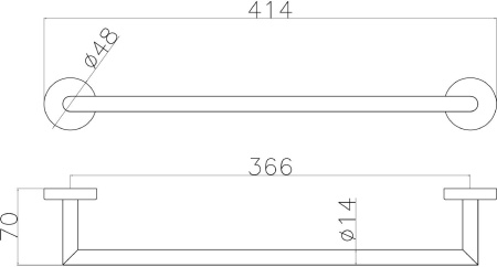 Полотенцедержатель Allen Brau Priority 6.31A11-00