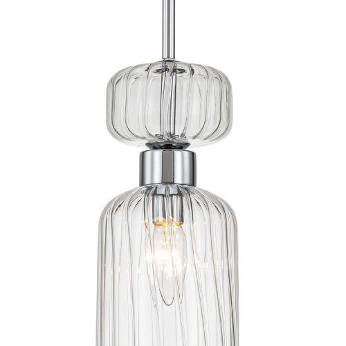 Светильник подвесной Escada Gloss (Глосс) 1141/1S Chrome/Clear - фото 3