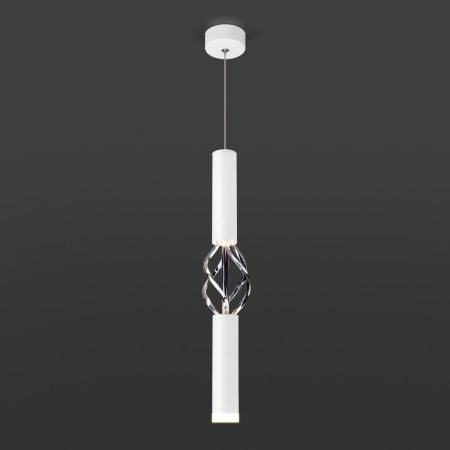 Светильник подвесной Eurosvet Lance (Ланце) 50191/1 LED белый/хром