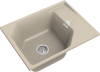 Кухонная мойка Rivelato LOCUS LS-65 beige scuro 65х50 цвет бежевый