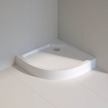 Душевой поддон из стеклопластика RGW SMC 57350499-01 90х90 белый с ножками