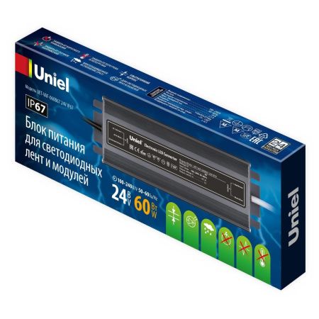 Блок питания Uniel UET-VAF-060B67 24V IP67