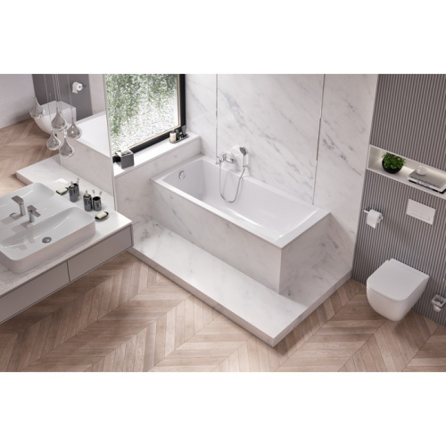Ванна Excellent AQUARIA WAEX.AQU17WH 170х75 пристенная прямоугольная - фото 5