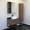 Зеркало-шкаф Comforty Порто 00-00009231CF 70х80 подвесной цвет коричневый