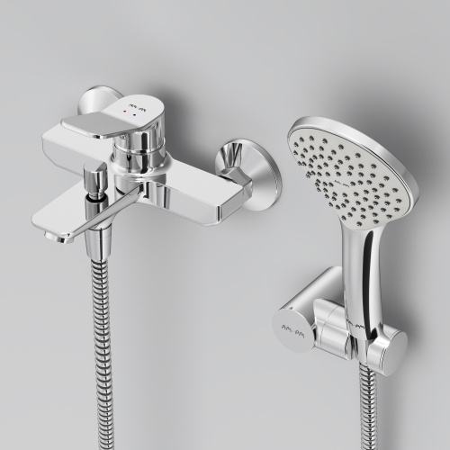 Смеситель для ванны и душа Am.Pm X-Joy F85A15000 настенный хром без термостата - фото 4