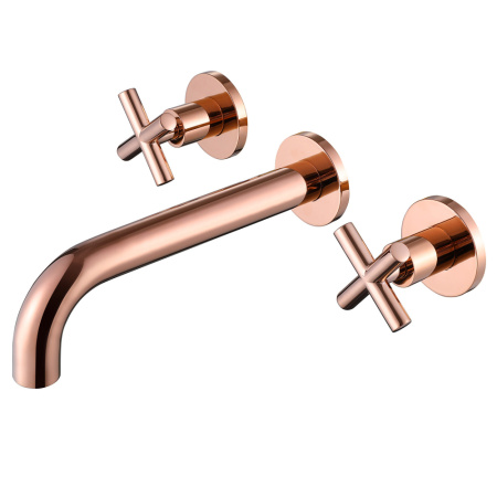 Смеситель ABBER Wasser Kreis AF81121RG встраиваемый в стену розовое золото