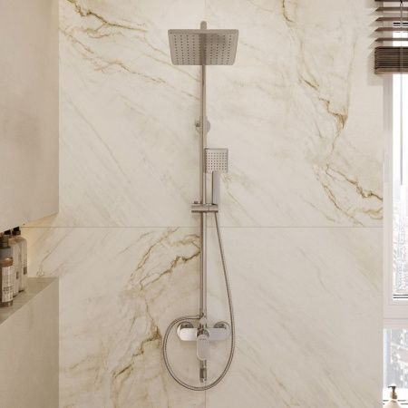 Верхний душ Bond Cube B02-9900 20х20 хром