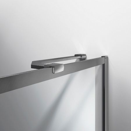 Душевая шторка на ванну Vincea VSB-41700CLGM 70х140 стекло прозрачное профиль вороненая сталь ориентация универсальная
