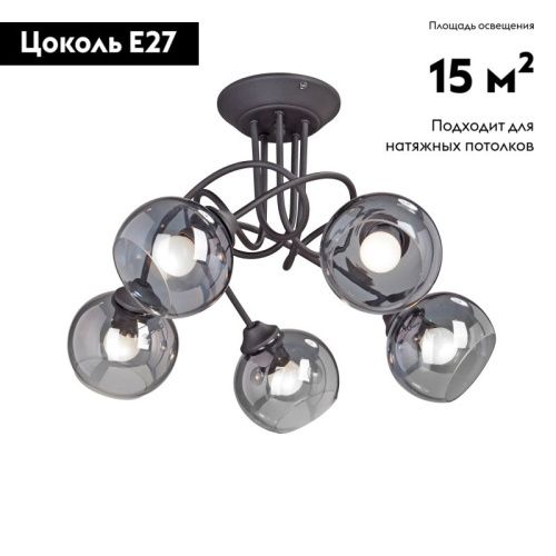 Люстра потолочная Vitaluce V4309-1 V4309-1/5PL - фото 2
