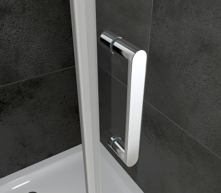 Душевая дверь Abber Sonnenstrand AG04110S 110х195 стекло прозрачное профиль хром глянцевый