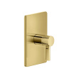 Смеситель для душа Gessi Inciso 58061#246 встраиваемый в стену золото (внешняя часть)