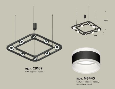 Люстра подвесная Ambrella Light Traditional (Традитионал) XB9182152
