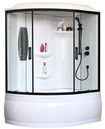 Душевой бокс Royal Bath ALP RB140ALP-T-BL-R 140х95