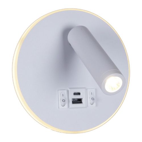 Спот Reluce 86203-9.2-001KT LED12W+USB WT - фото 2