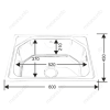 Кухонная мойка Melana 041 t (*10) 60х45 цвет хром поверхность полированная
