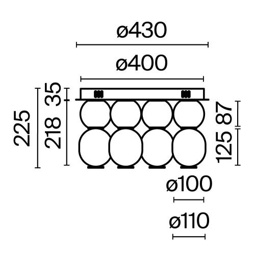 Светильник потолочный Maytoni Drop MOD273CL-L60G3K - фото 3