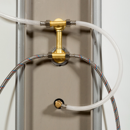 Душевая кабина AvaCan L980 80х80 четверть круга с крышей ориентация универсальная