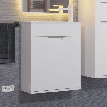 Тумба под раковину Uperwood Modul 2930205358 50х20 подвесная цвет белый