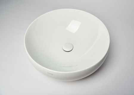 Раковина из сантехнического фарфора Galassia Dream 7333 50х50 накладная цвет белый