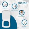 Унитаз подвесной Santek Нео 1WH302423 белый с сиденьем микролифт душевой смыв